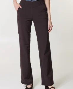 recht TRAVEL dames broek bruin