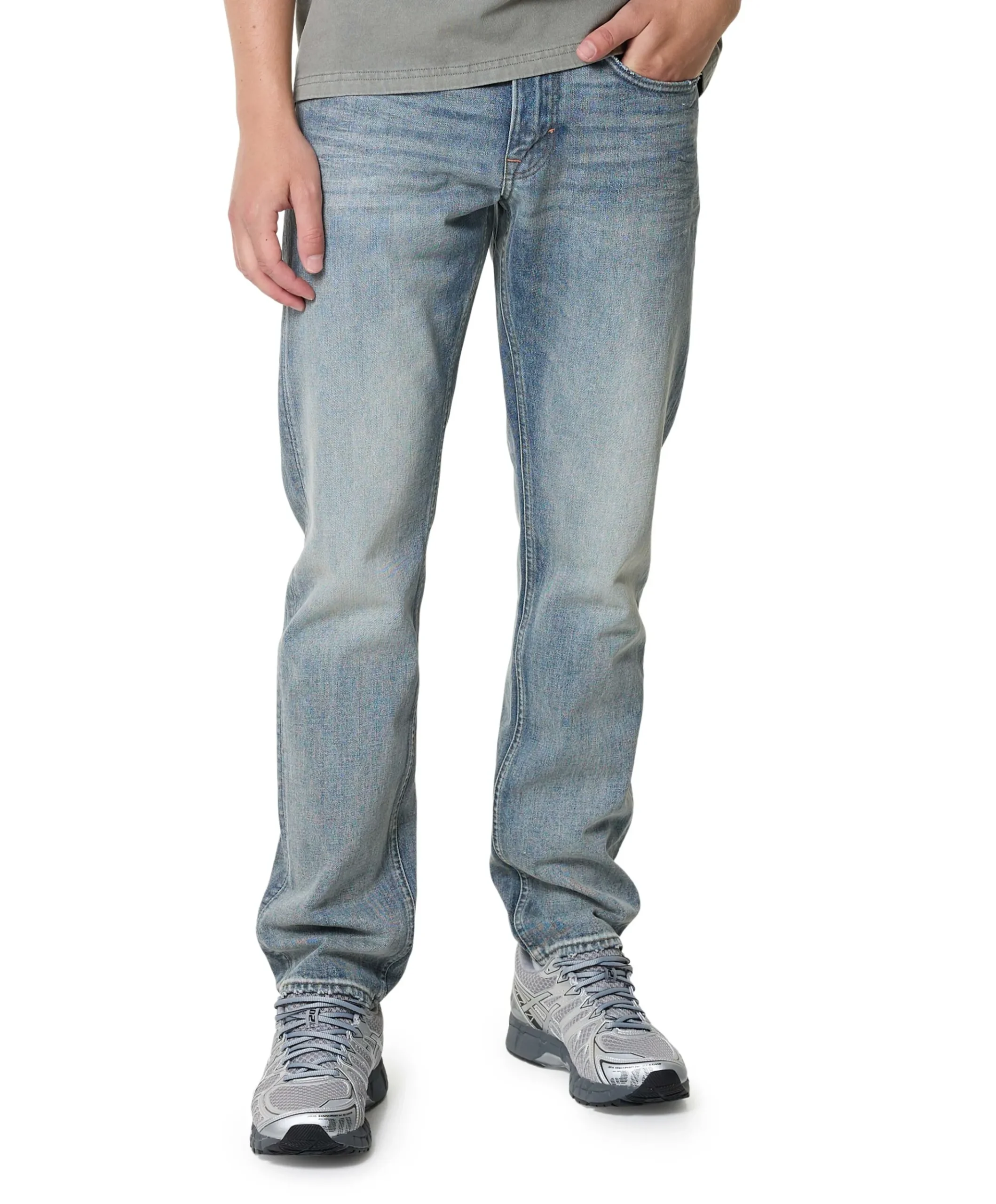 Regular leg heren jeans blauw