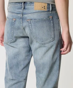Regular leg heren jeans blauw