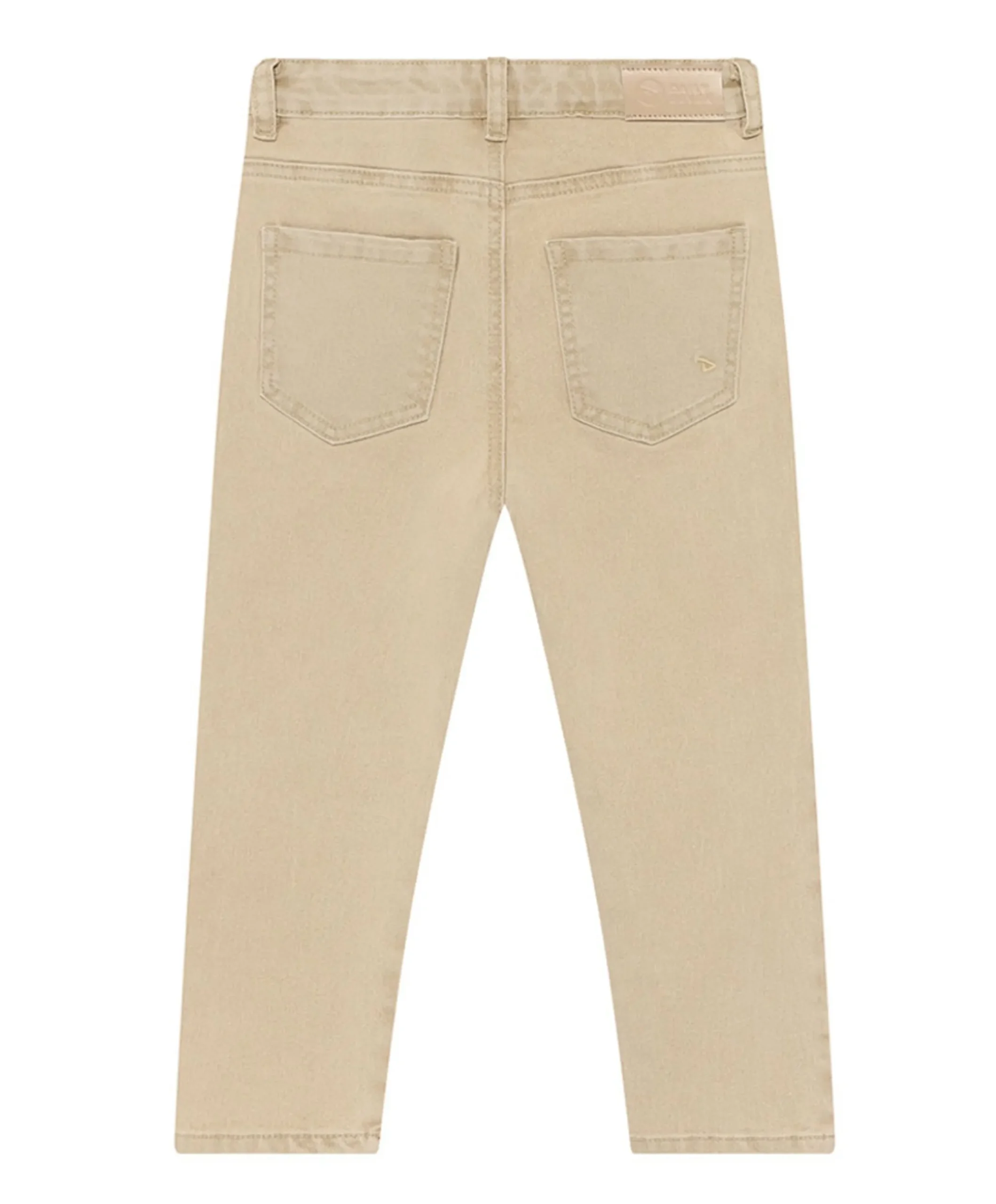 Relaxed Fit Washed jongens broek beige