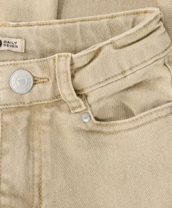 Relaxed Fit Washed jongens broek beige