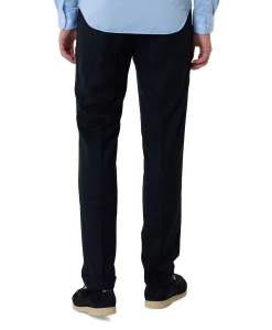 Retrolong heren pantalon blauw