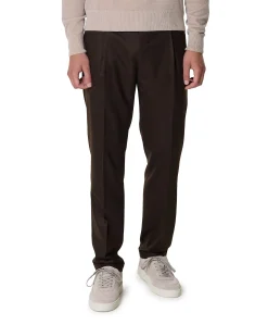 Retrolong heren pantalon bruin