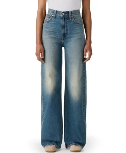 RIBCAGE WIDE LEG H223 COUNTING BILLS dames jeans blauw
