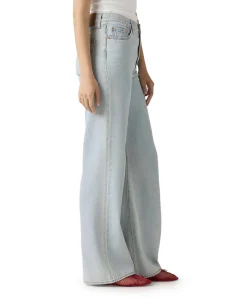 Ricage wide leg H223 dames jeans blauw