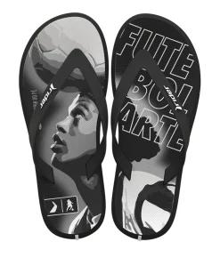 Rider R10 Kids jongens slippers zwart