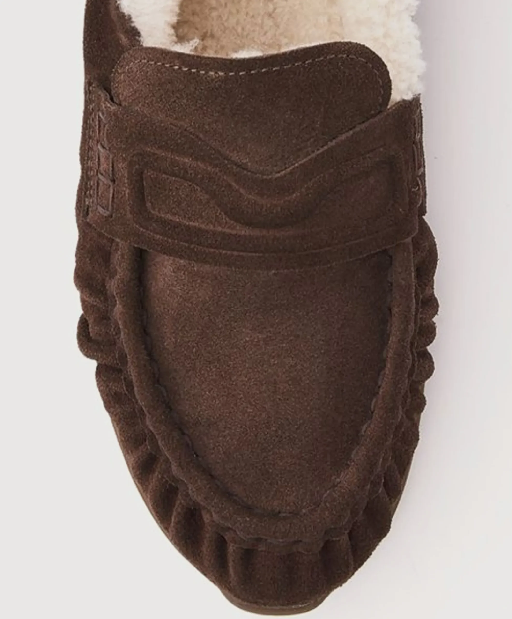 Riley Mio Fur (L) dames loafers bruin