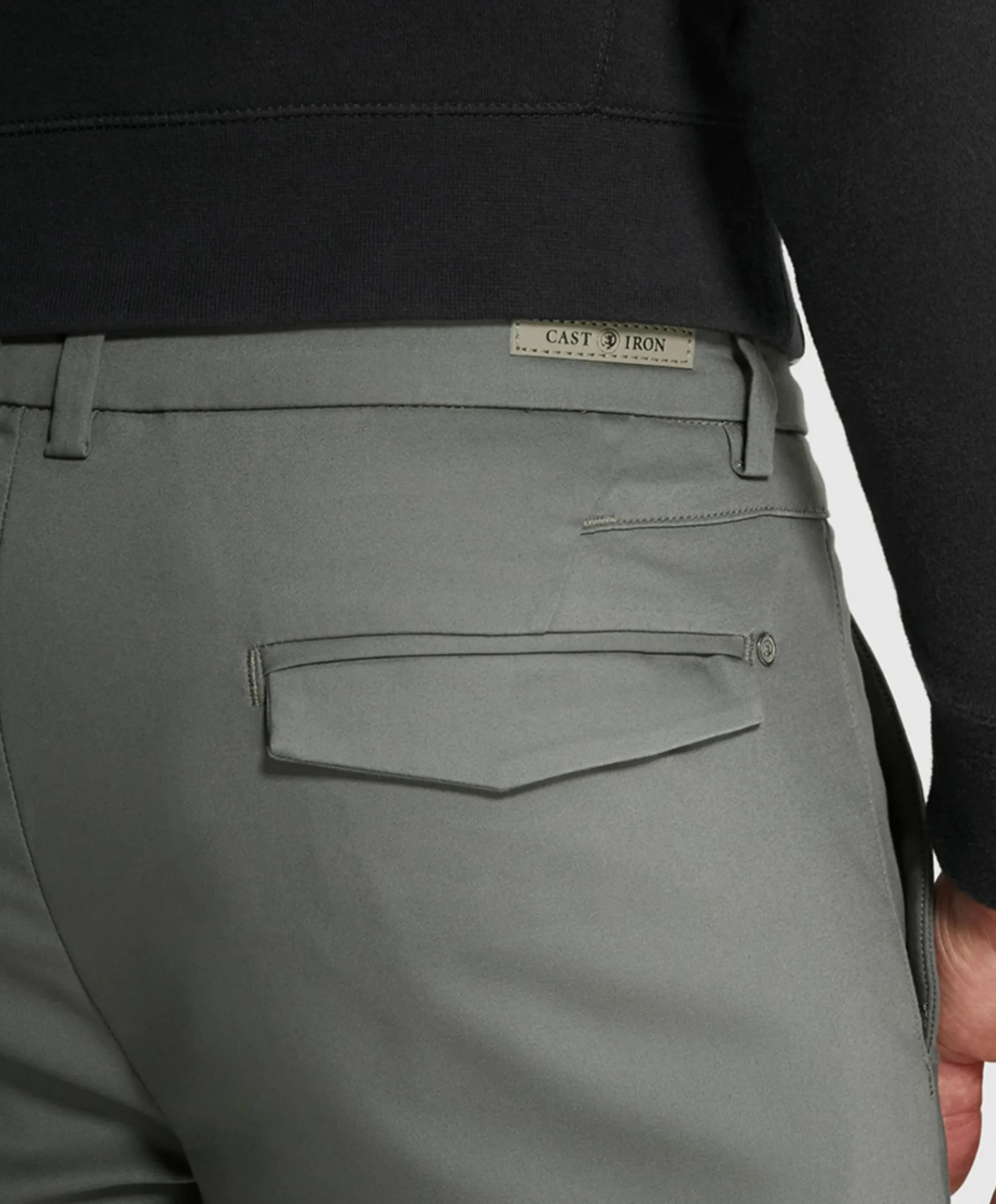 RISER CHINO STRETCH heren broek grijs
