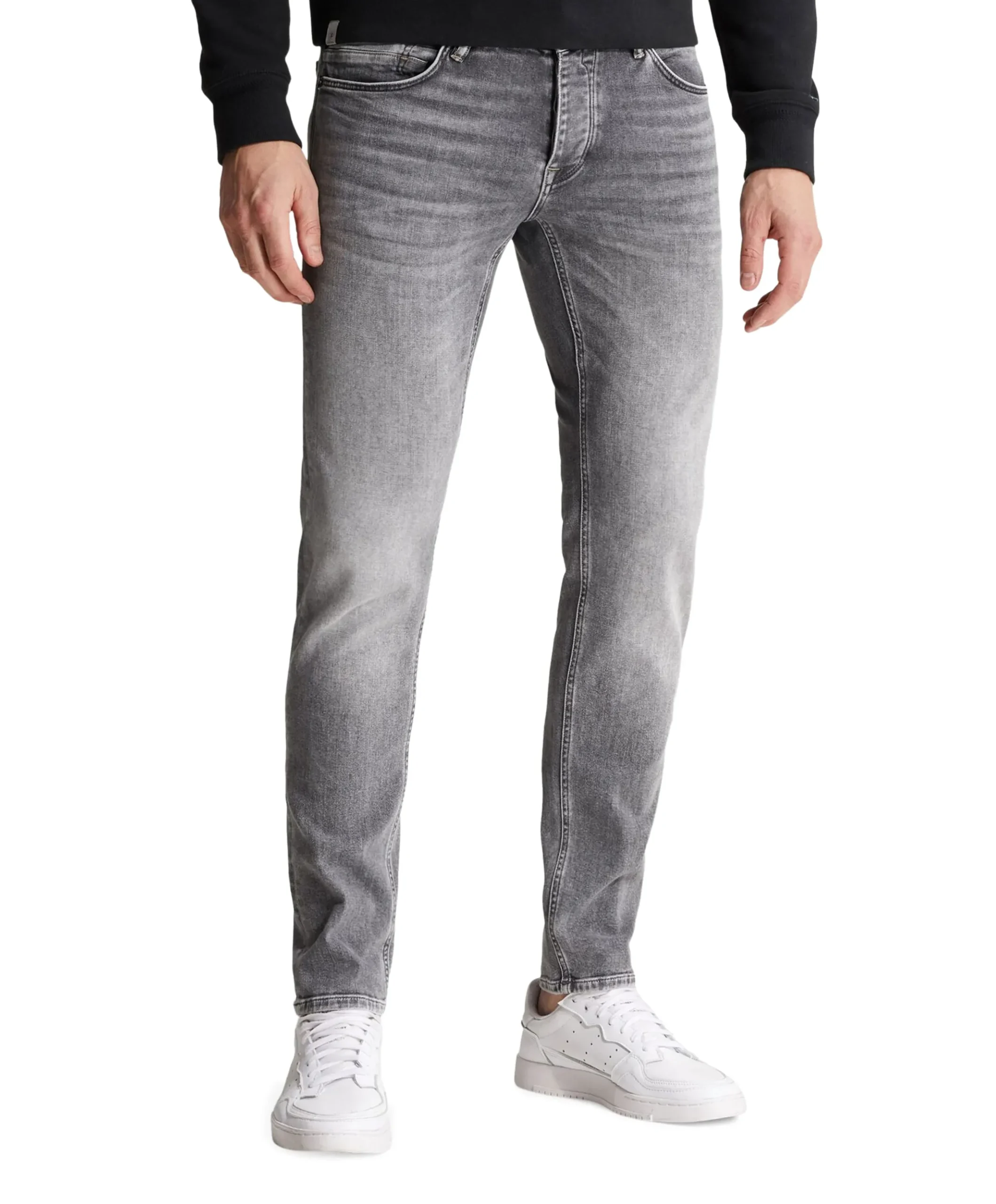 RISER SLIM MEDIUM COAL GREY heren jeans grijs