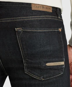 RISER SLIM MEDIUM COAL GREY heren jeans blauw