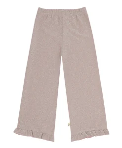 Ruffled meisjes broek paars