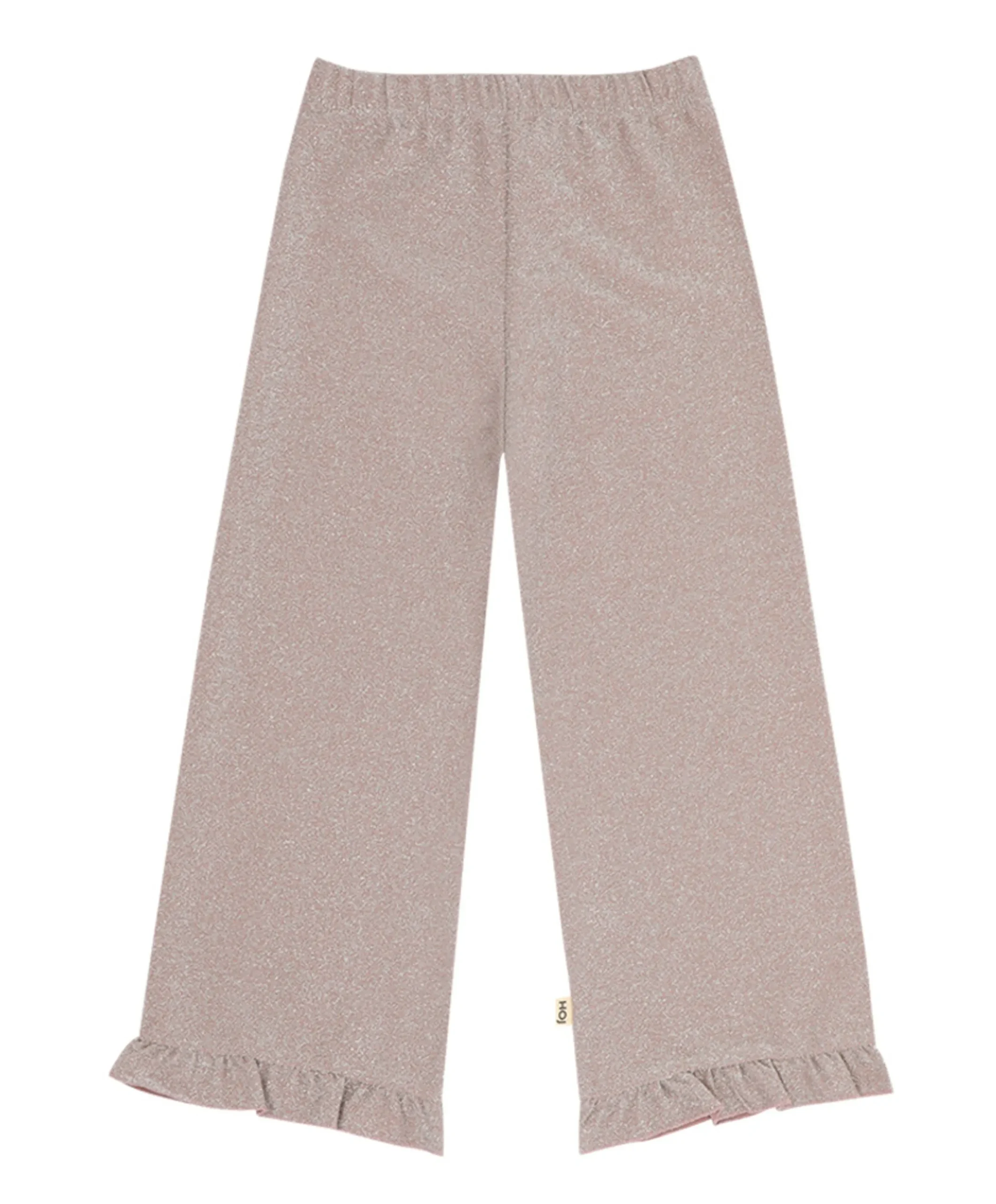 Ruffled meisjes broek paars