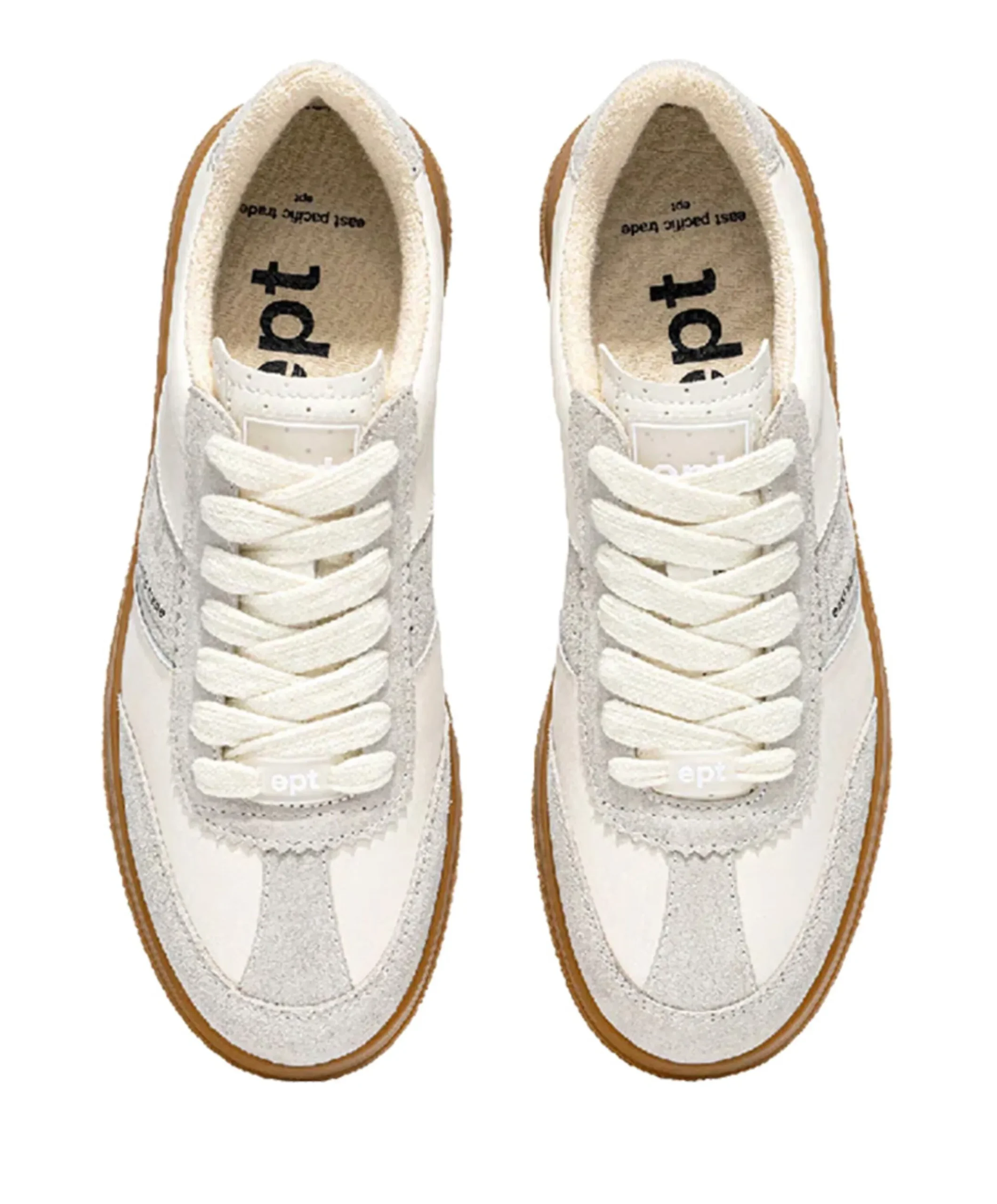 SANTOS heren sneakers ecru