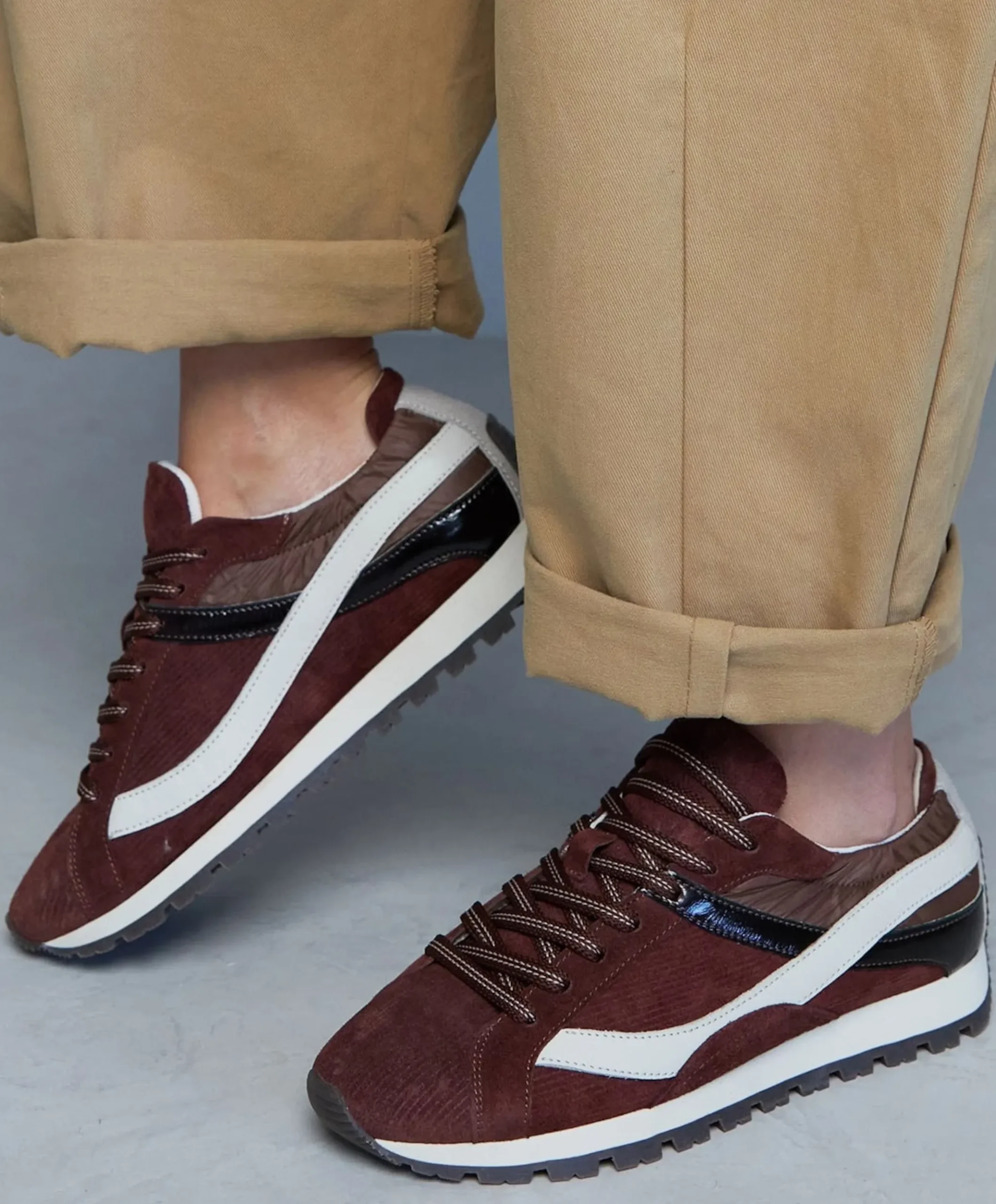 Scott Nala dames sneakers bruin