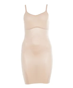 Shapewear jurk beige