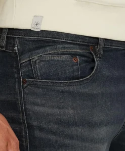 SHIFTBACK TAPERED NIGHT COAL BLACK heren jeans blauw