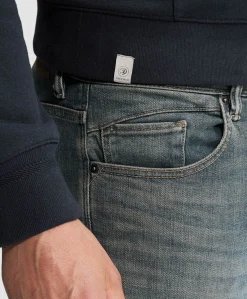 SHIFTBACK TAPERED NIGHT COAL BLACK heren jeans groen