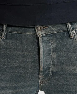 SHIFTBACK TAPERED NIGHT COAL BLACK heren jeans groen