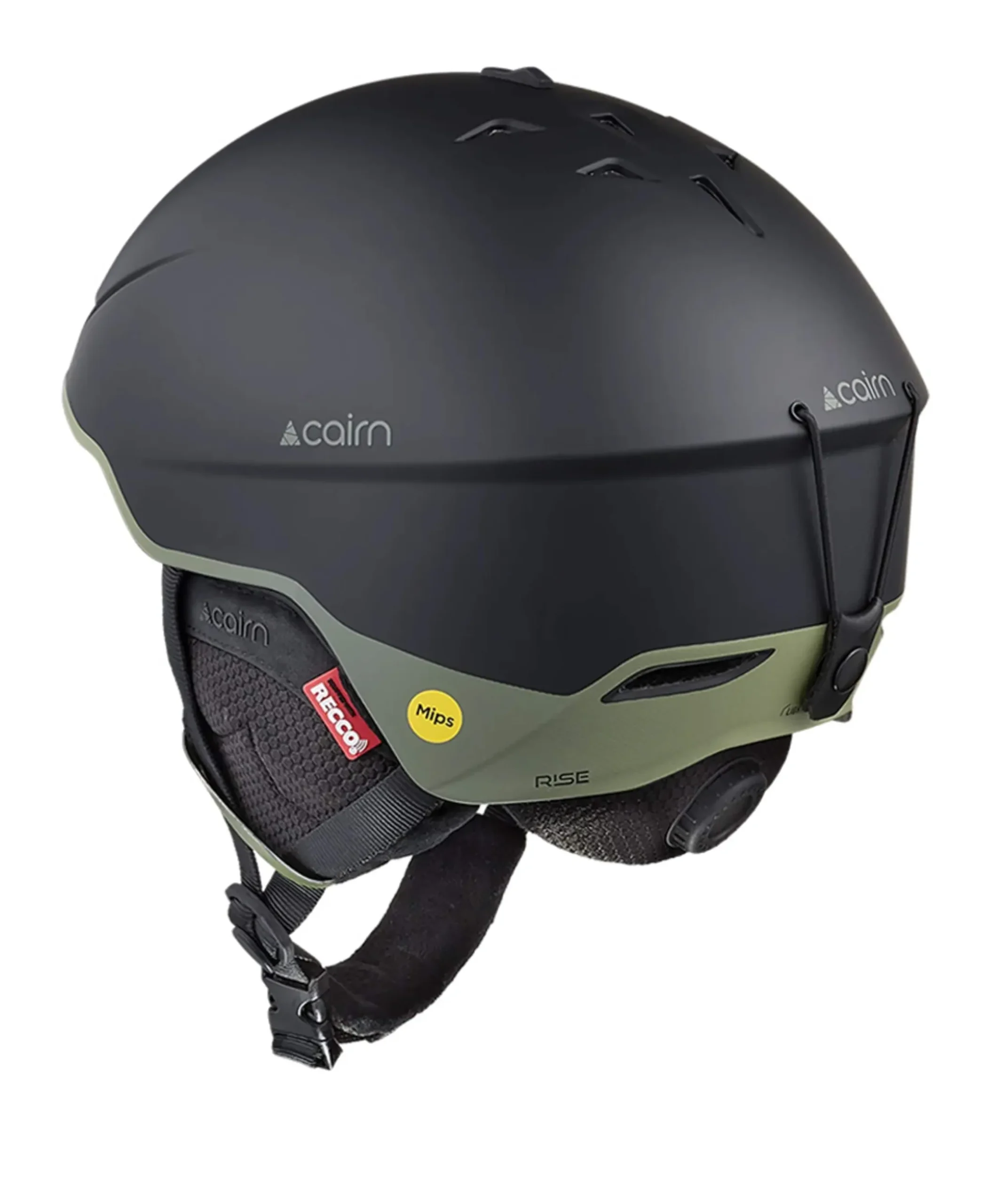 Skihelm zwart