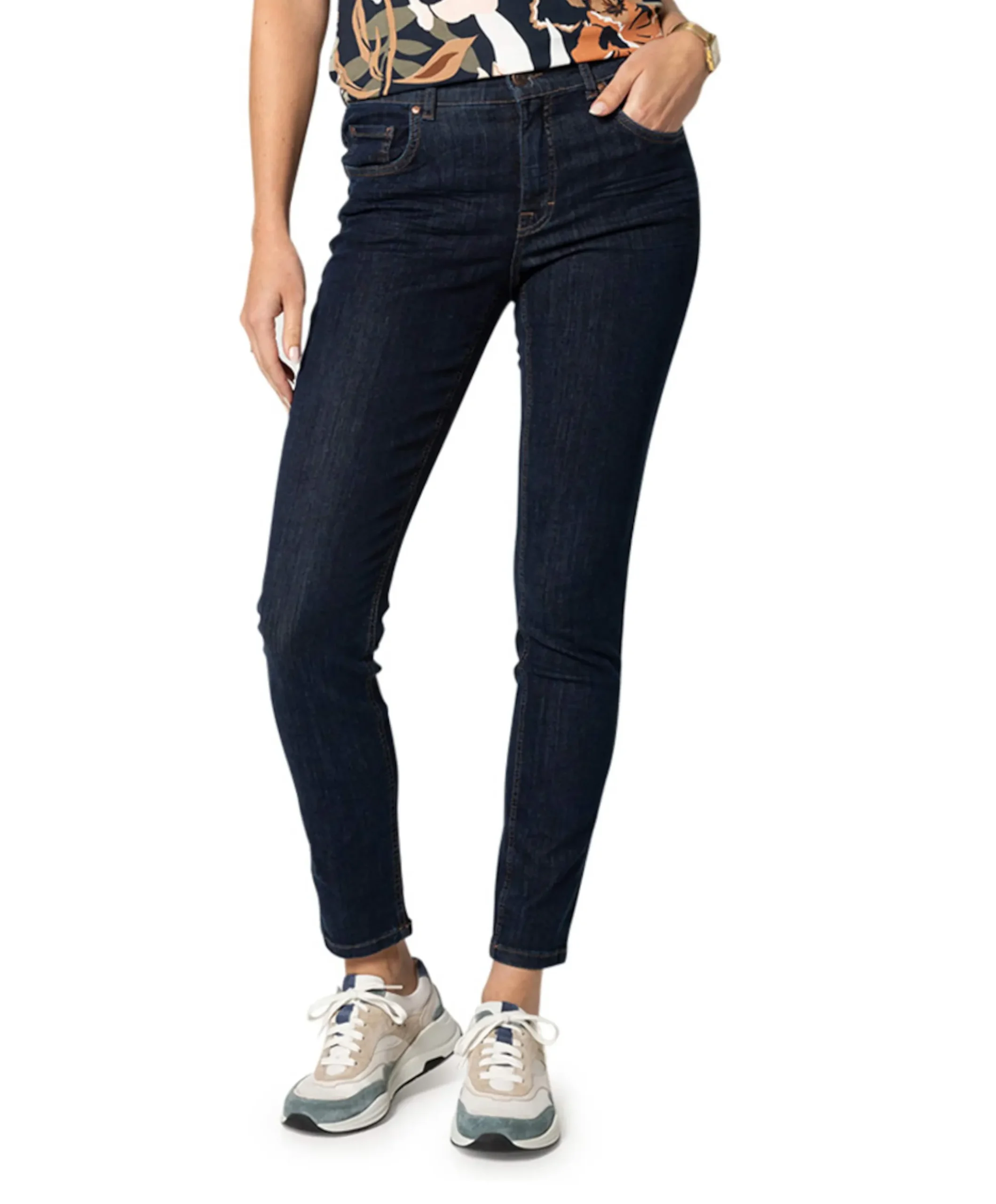 Skinny dames jeans blauw
