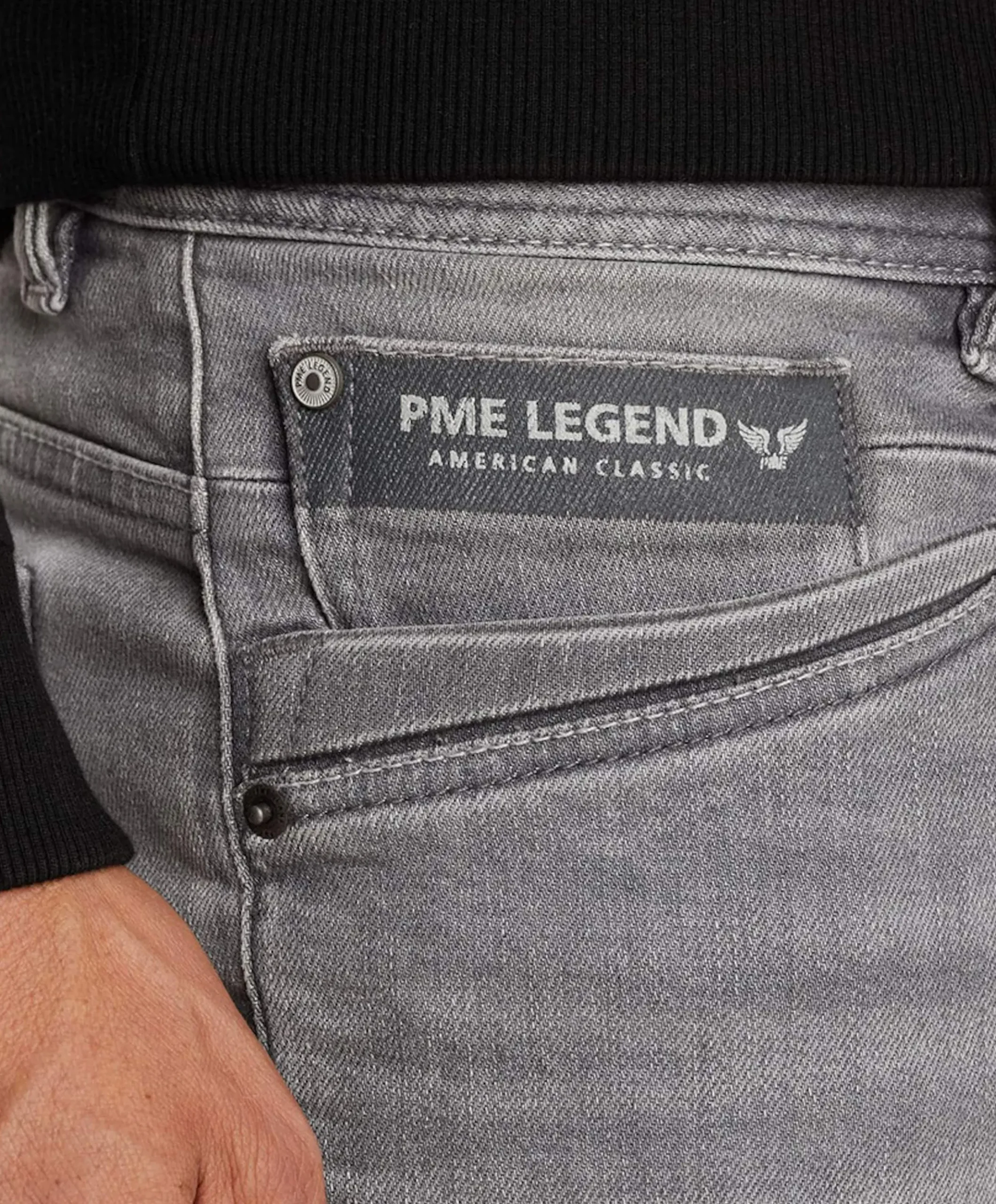 SKYRAK TRUE STONE GREY heren jeans grijs