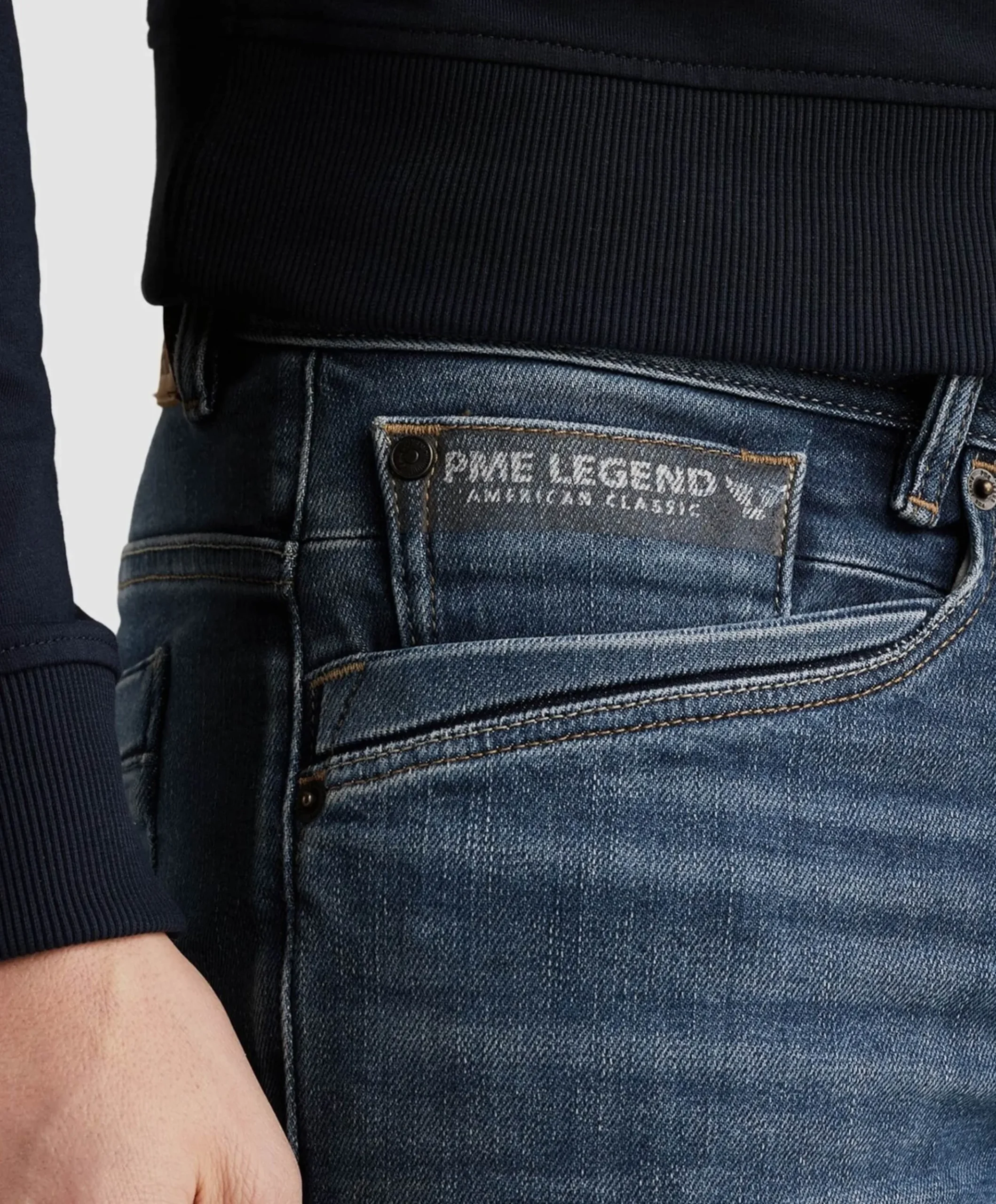 SKYRAK TRUE STONE GREY heren jeans blauw