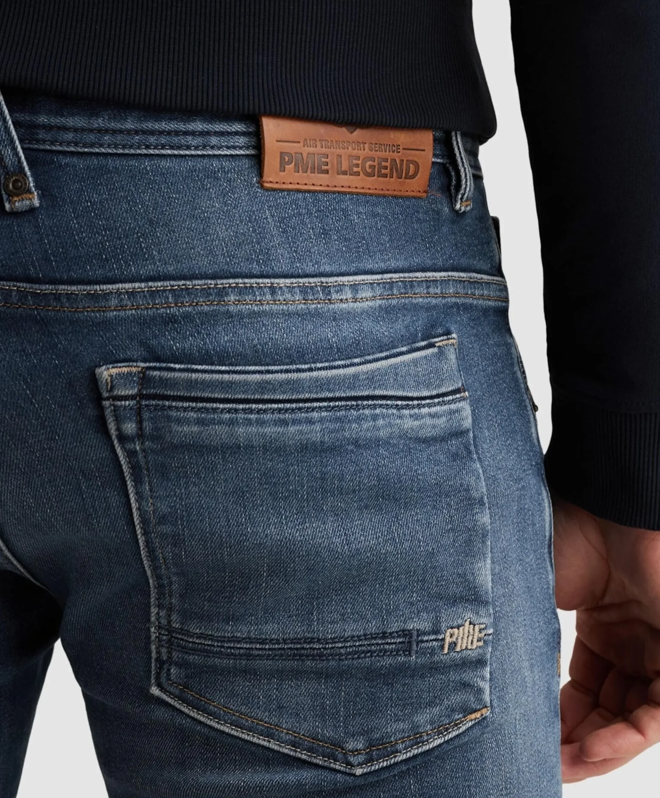 SKYRAK TRUE STONE GREY heren jeans blauw
