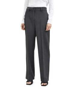 SLFRITA MW WIDE PANT DGM N NOOS dames broek grijs