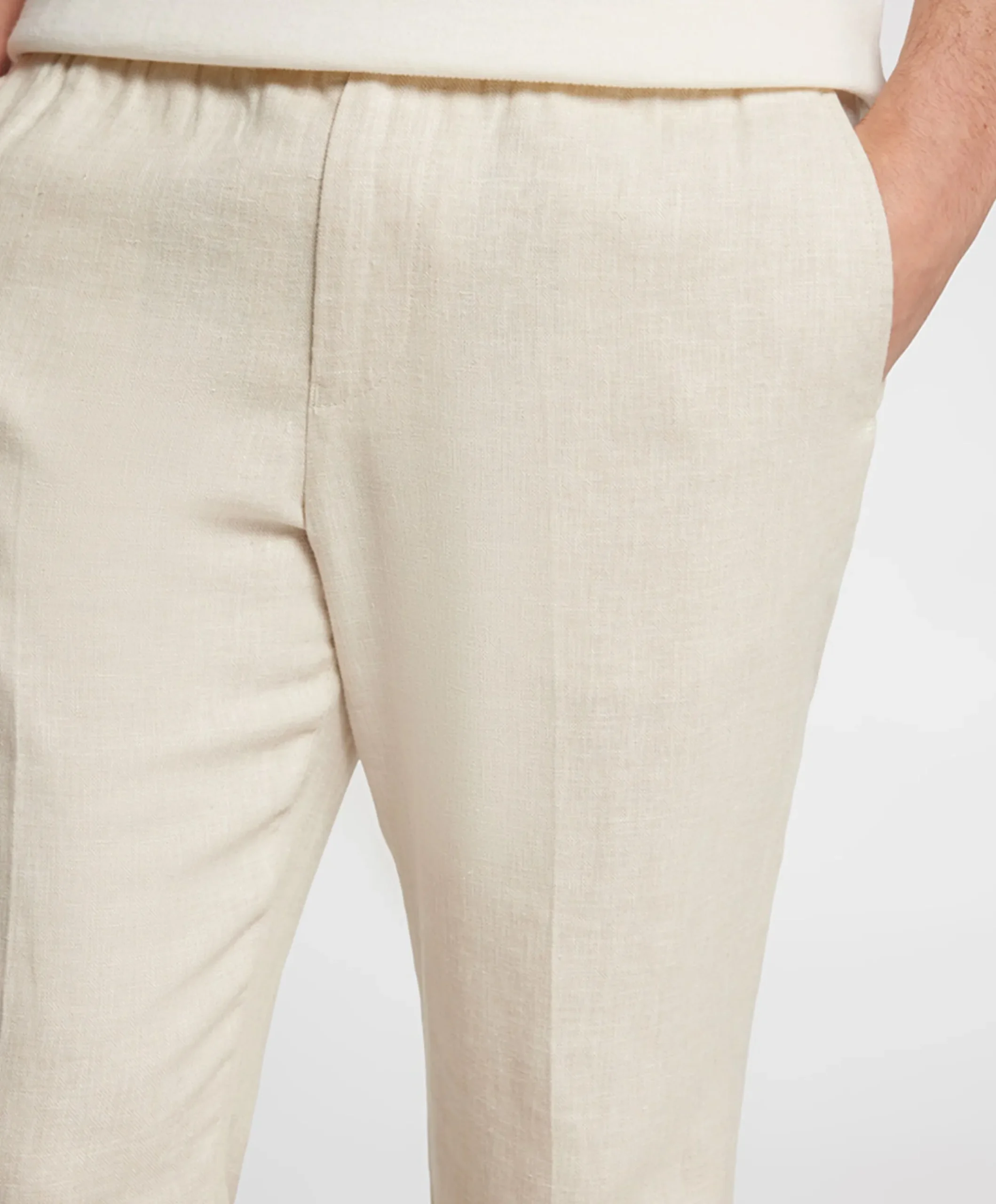 SLHREG-MALIK SUN TRS NOOS heren broek beige