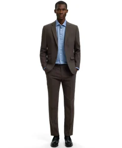 SLHSLIM-NEIL TRS B NOOS heren pantalon bruin