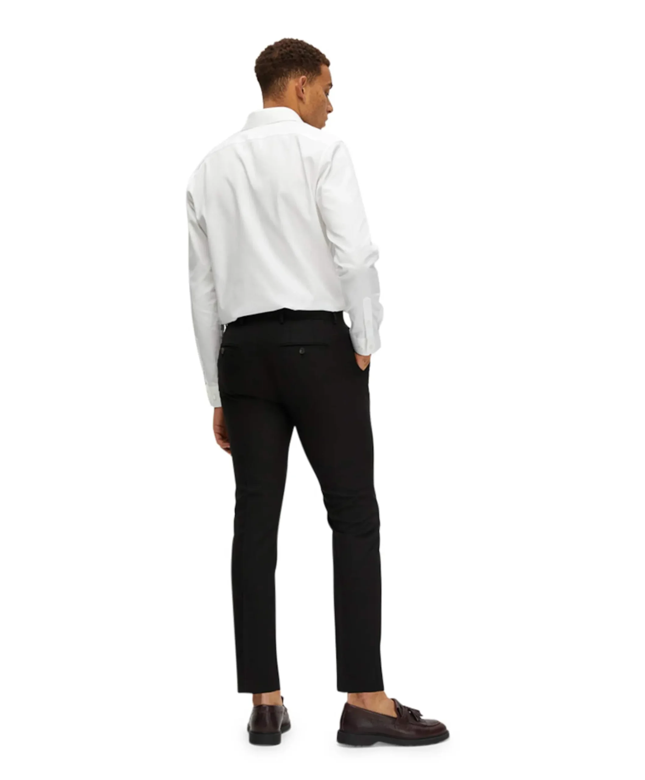 SLHSLIM-NEIL TRS B NOOS heren pantalon zwart