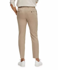 SLHSLIM-NEIL TRS B NOOS heren pantalon beige