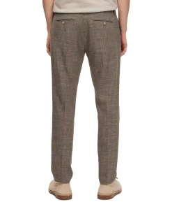 SLHSLIM-OASIS LINEN TRS B NOOS pantalon bruin