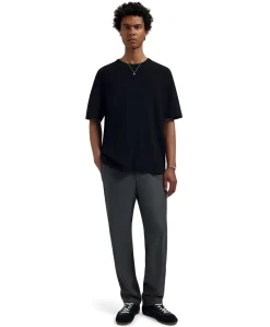 Slim Elasticated Pant heren pantalon grijs