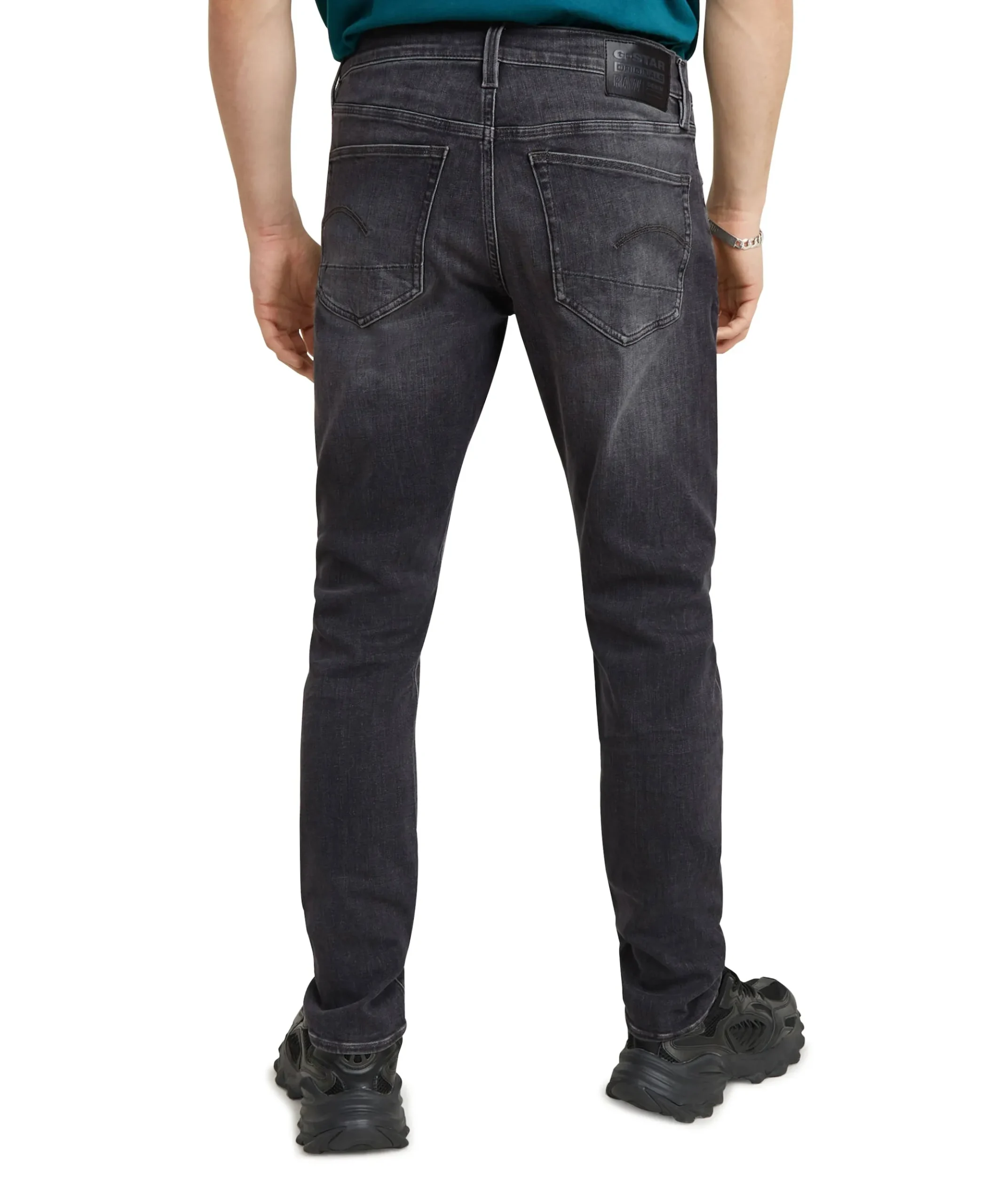 3301 Slim heren jeans zwart