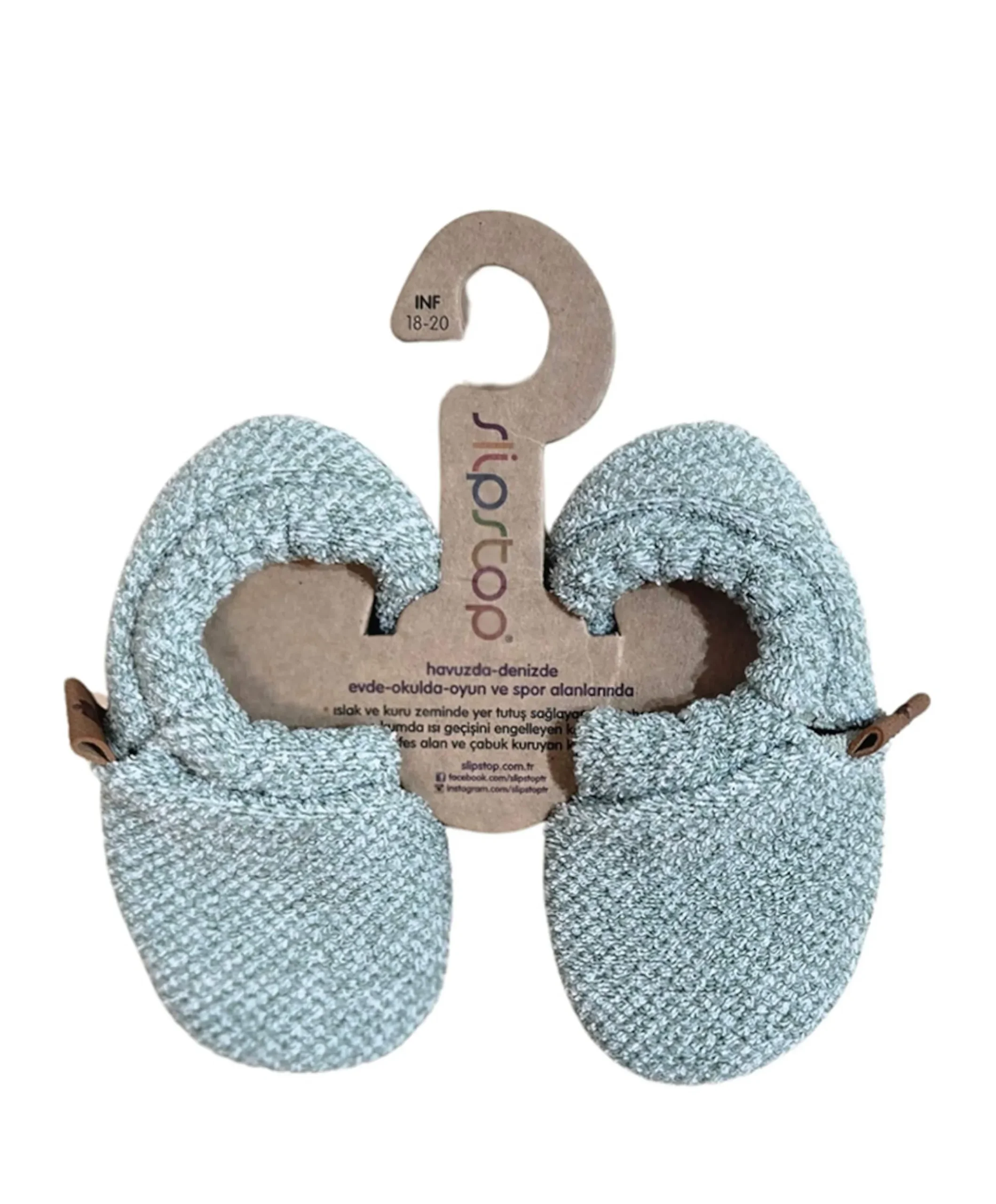 Slipstop booties uniseks pantoffels groen