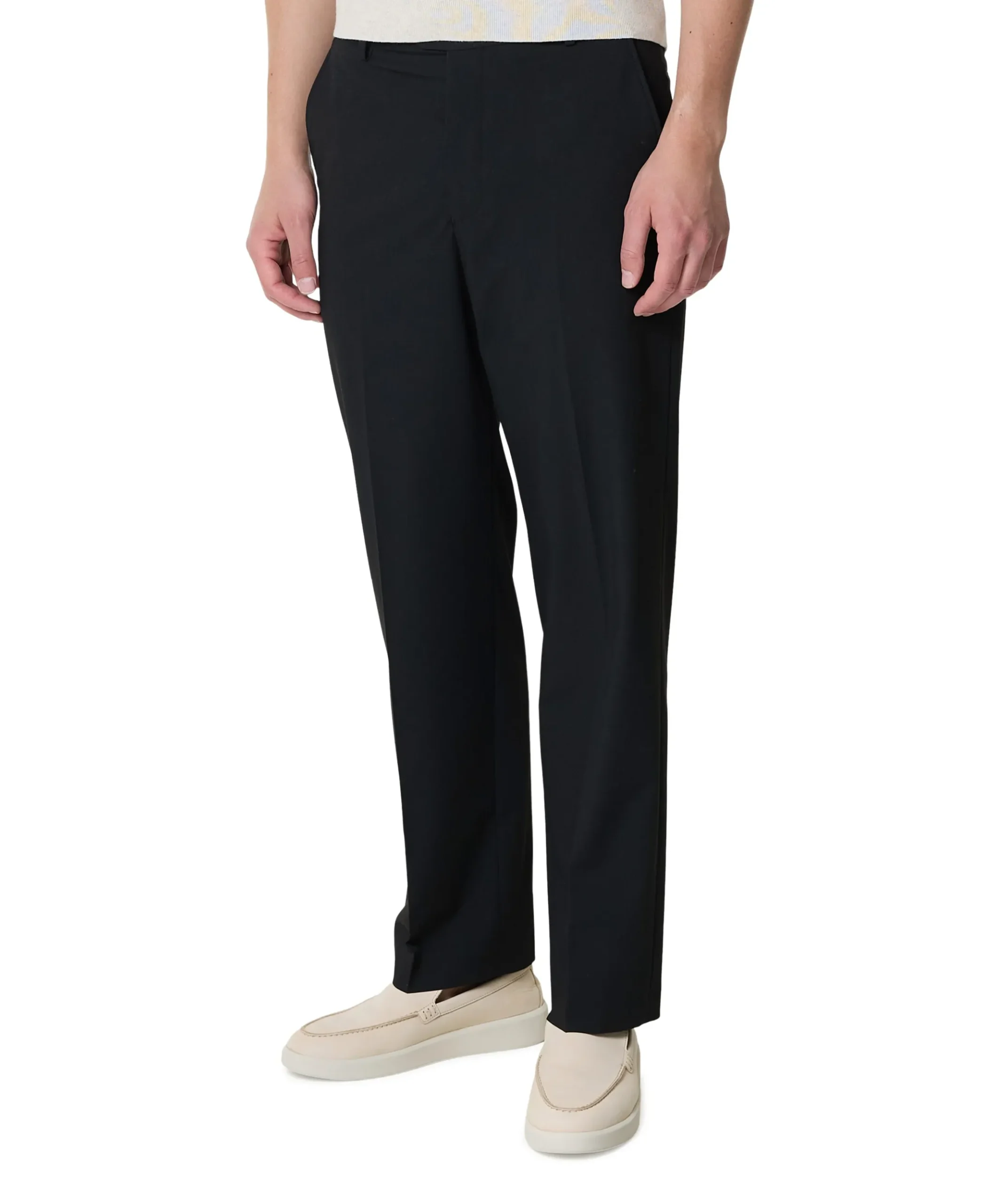 SLMRELAXED-LIAM TRS - NOOS heren broek zwart