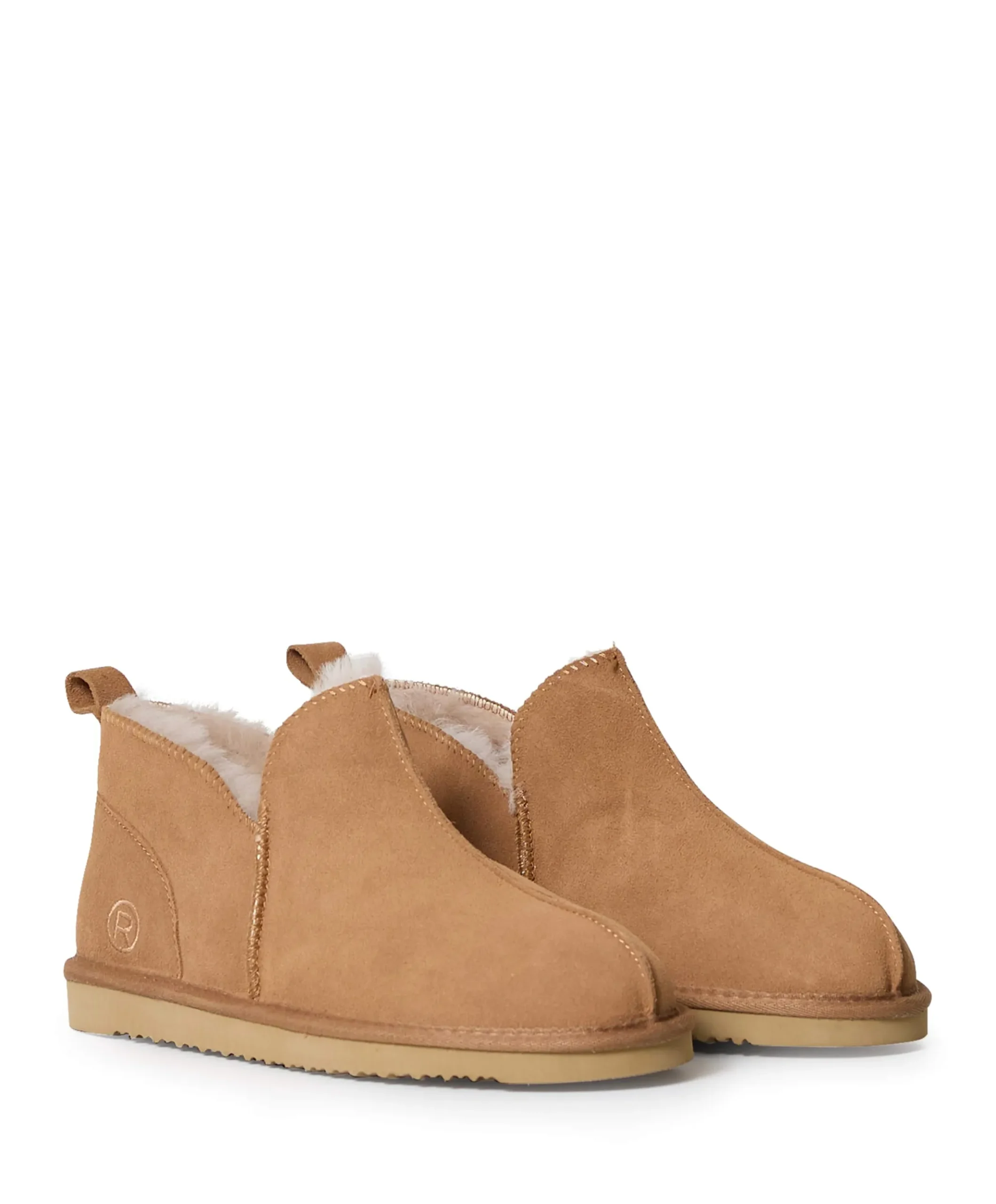 Soazza dames pantoffels bruin