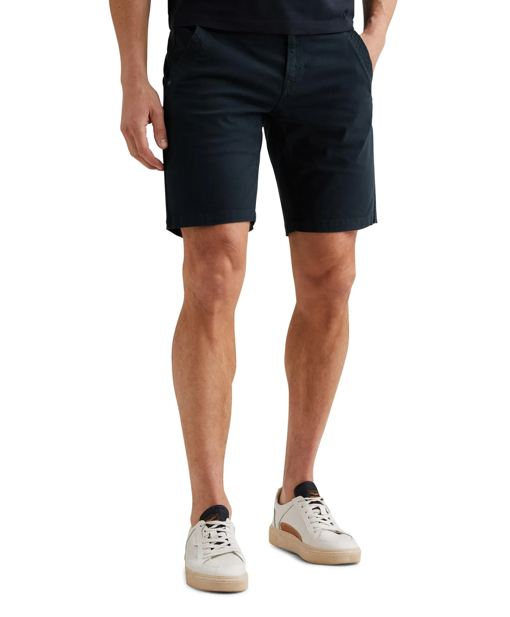 SPECTOR CHINO SHORTS FANCY STRUCTU heren korte broek blauw