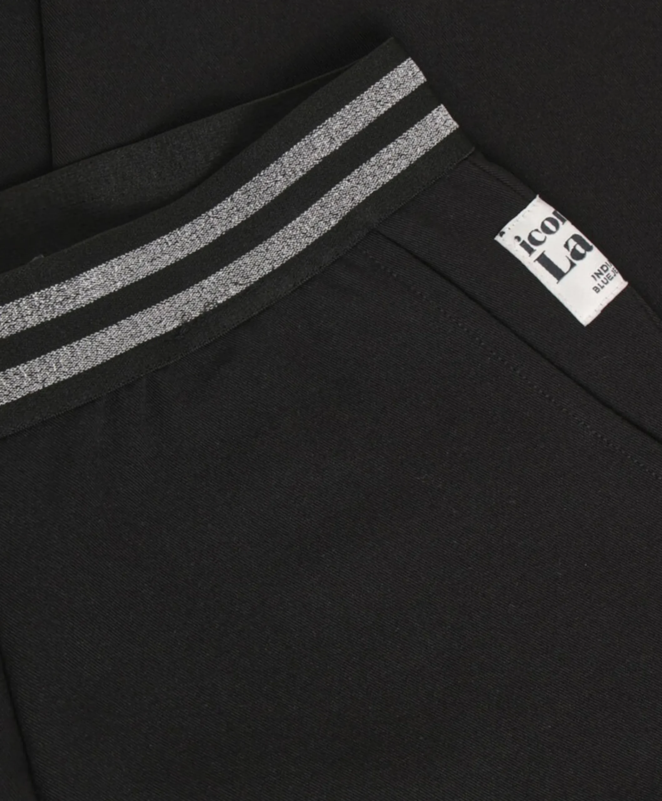 Sporty meisjes pantalon zwart