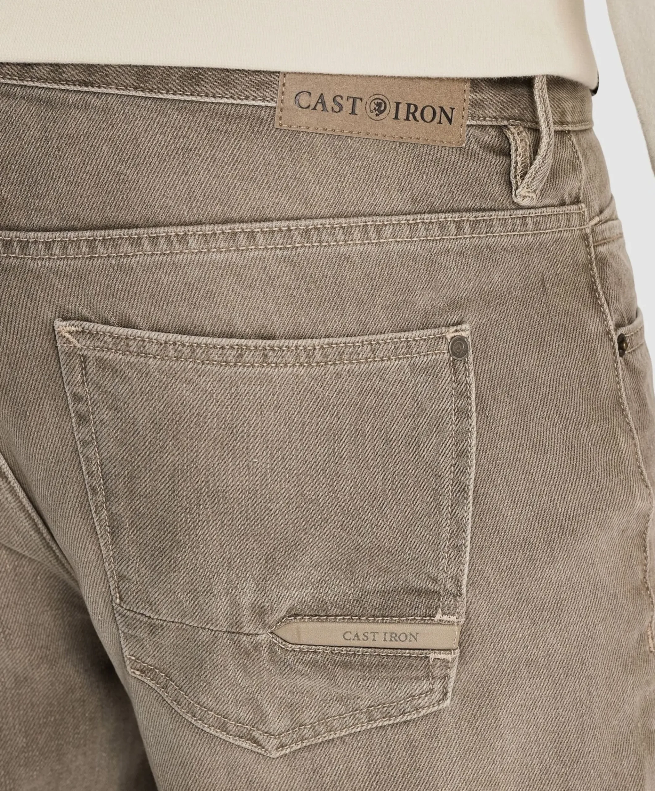 STEEPER RELAXED WINTER BROWN TINT heren jeans bruin