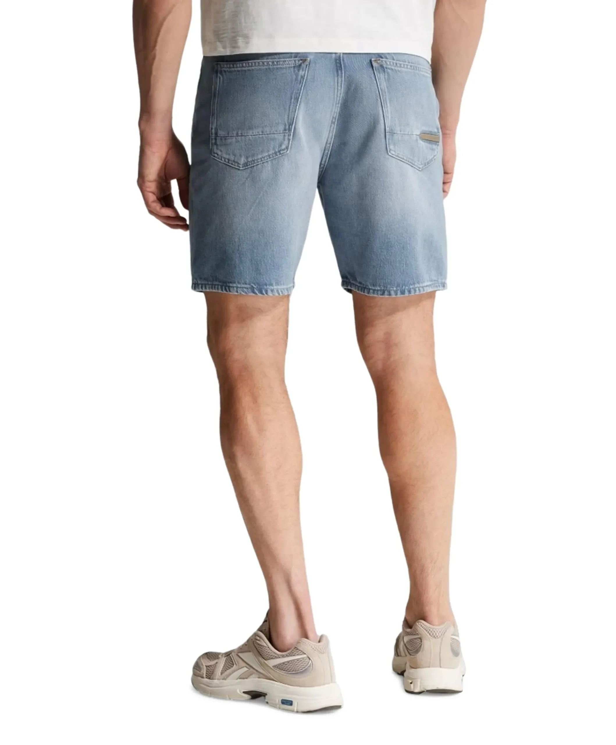 STEEPER SHORTS LIGHT BLEACH BLUE heren korte broek blauw