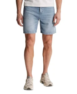 STEEPER SHORTS LIGHT BLEACH BLUE heren korte broek blauw