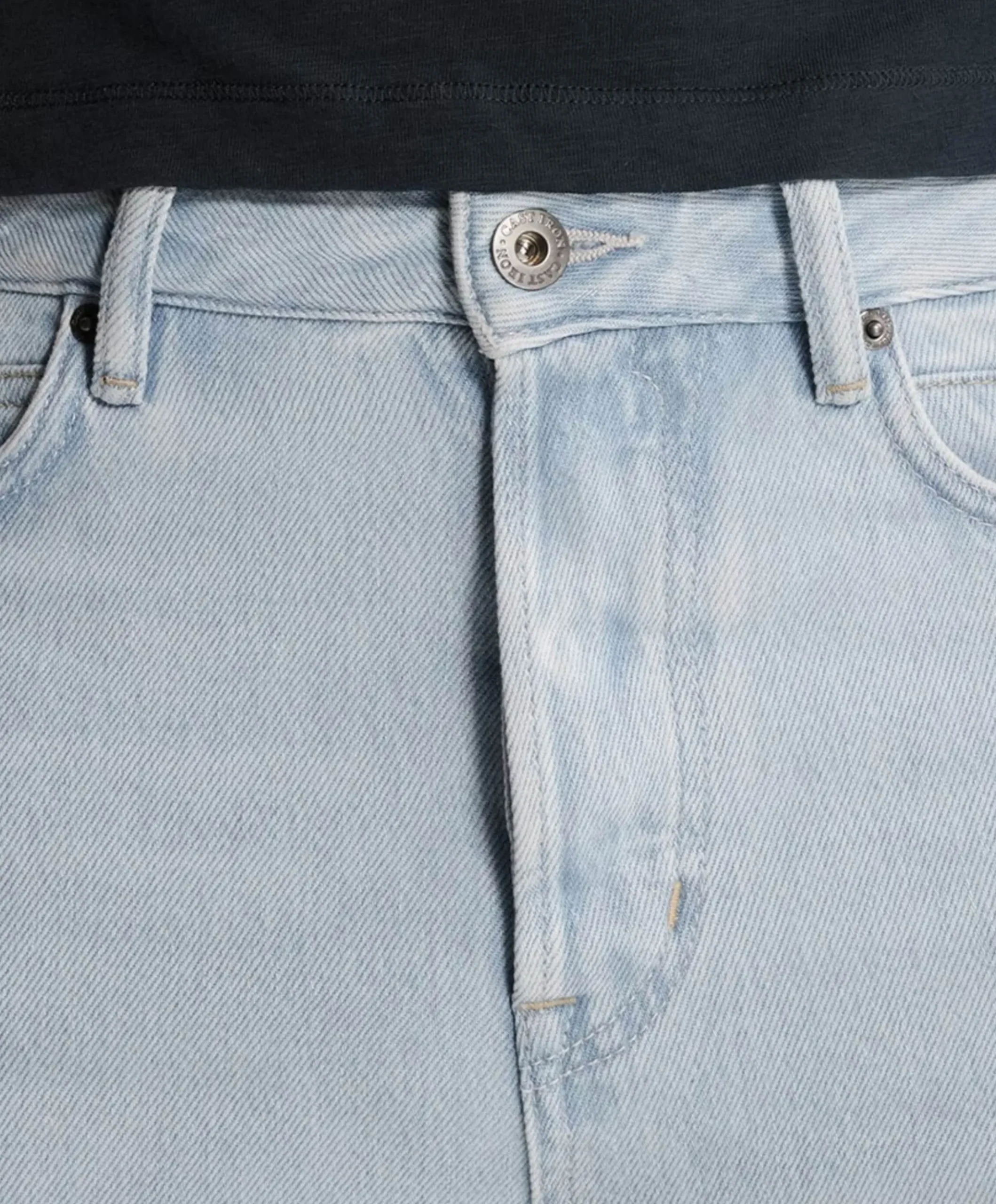 STEEPER SHORTS TRUE SUMMER BLEACH heren korte broek blauw