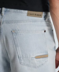 STEEPER SHORTS TRUE SUMMER BLEACH heren korte broek blauw