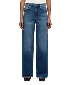 Stovepipe Straight dames jeans blauw