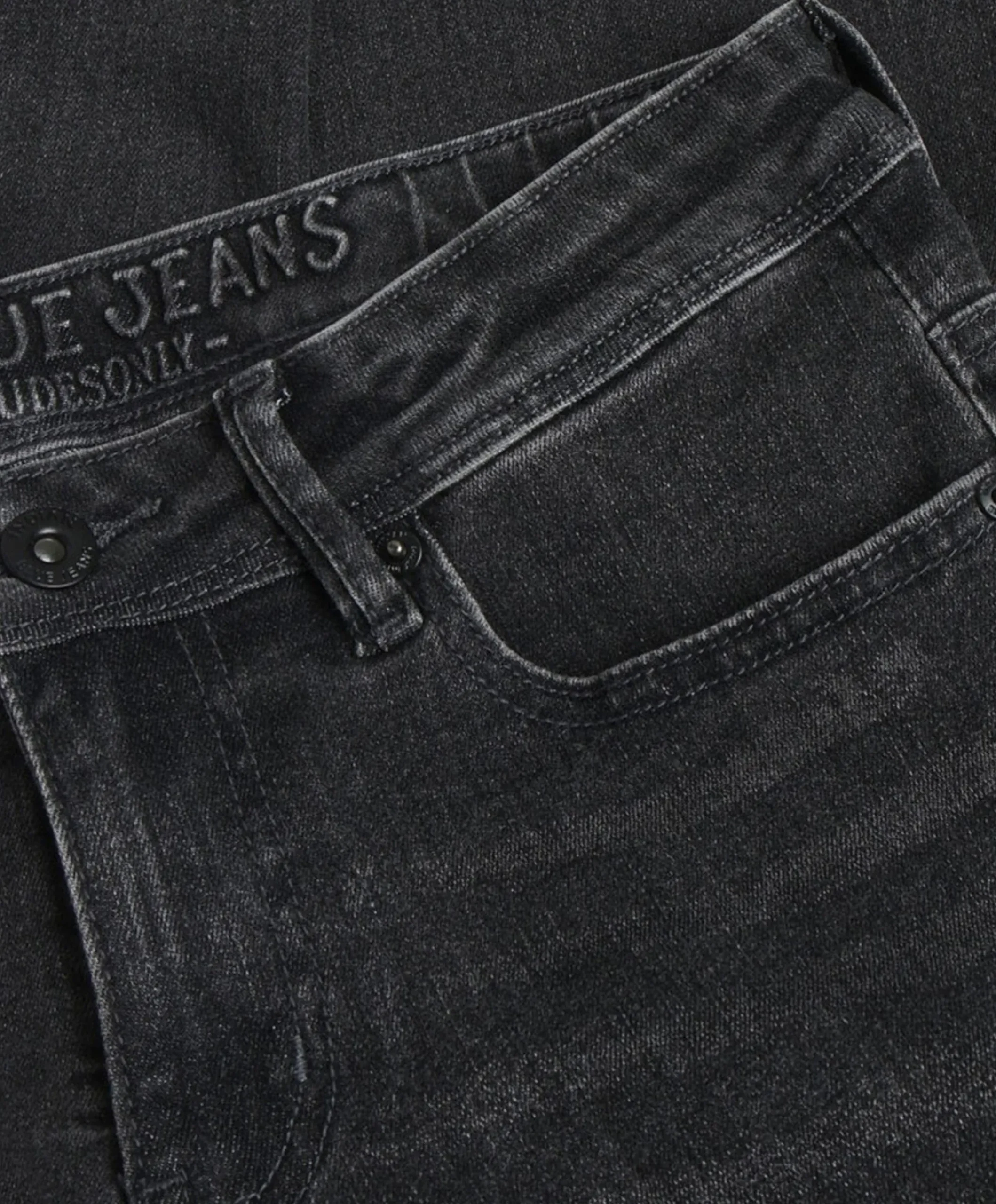 Straight Fit Black Jeans jongens jeans zwart