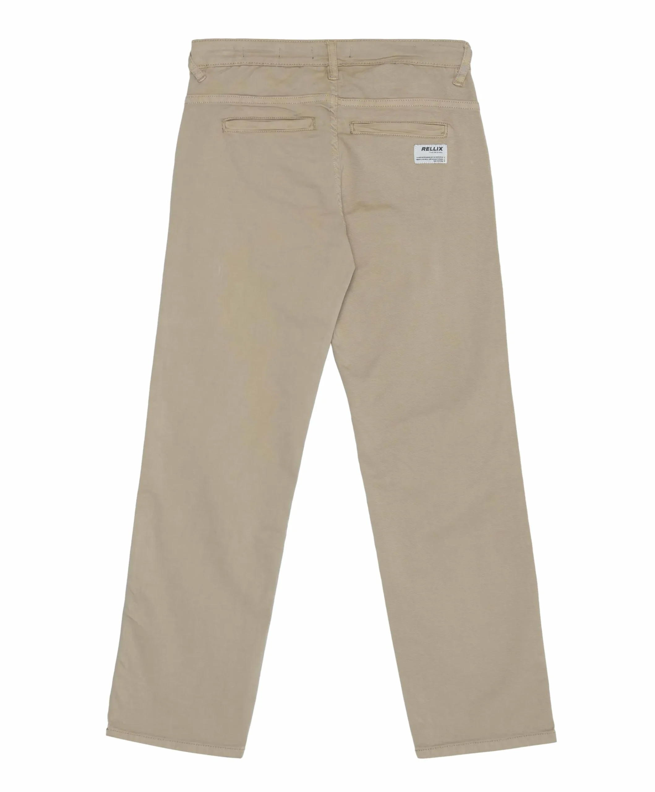 Straight Wide Chino jongens broek beige
