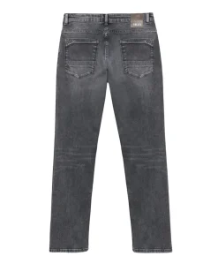 Straight Wide Fit jongens jeans grijs