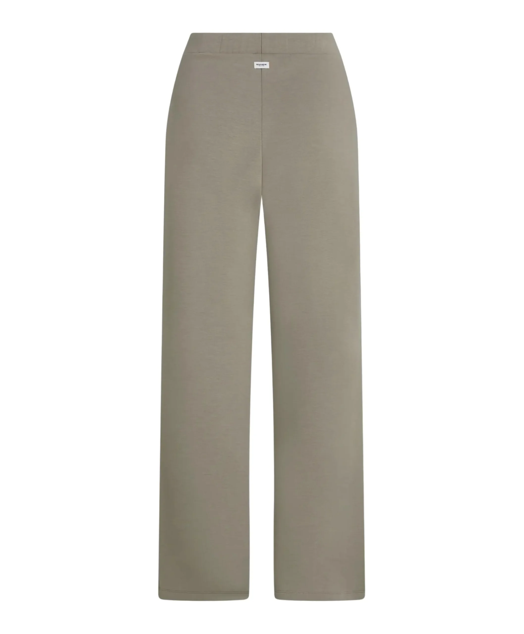 Stripe dames broek beige